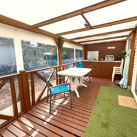 Mobil-home 2 Confort Avec Terrasse Couverte - Calme Entre Océan, Et Pinède *