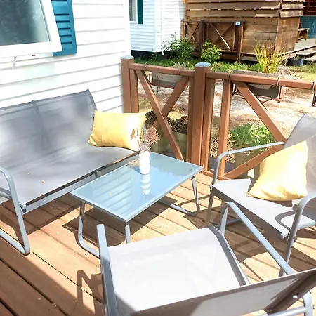 Mobil-home 2 Confort Avec Terrasse Couverte - Calme Entre Océan, Et Pinède Camping *